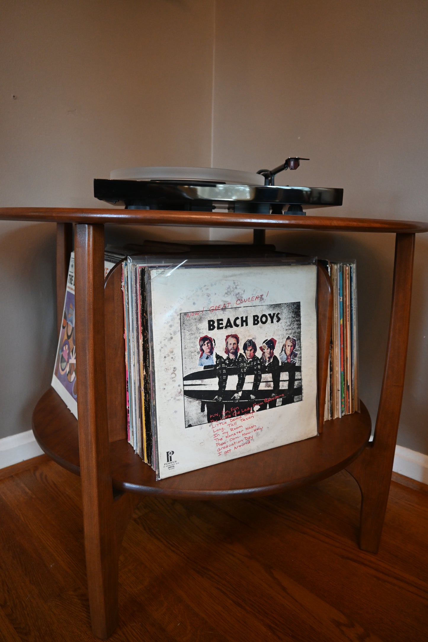 "The Mothership"  - Rotating LP/Vinyl Storage Table